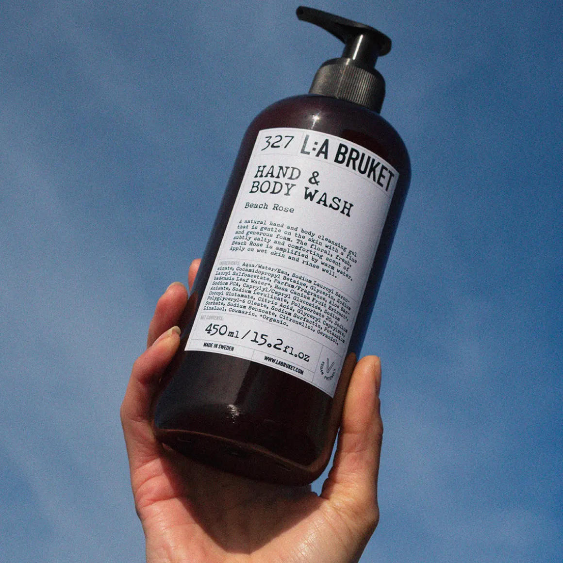 327 Beach Rose Hand & Body Wash 450ml