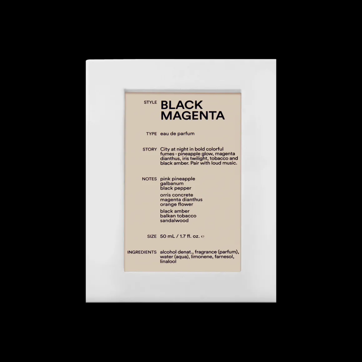 Black Magneta Eau de parfum 50ml