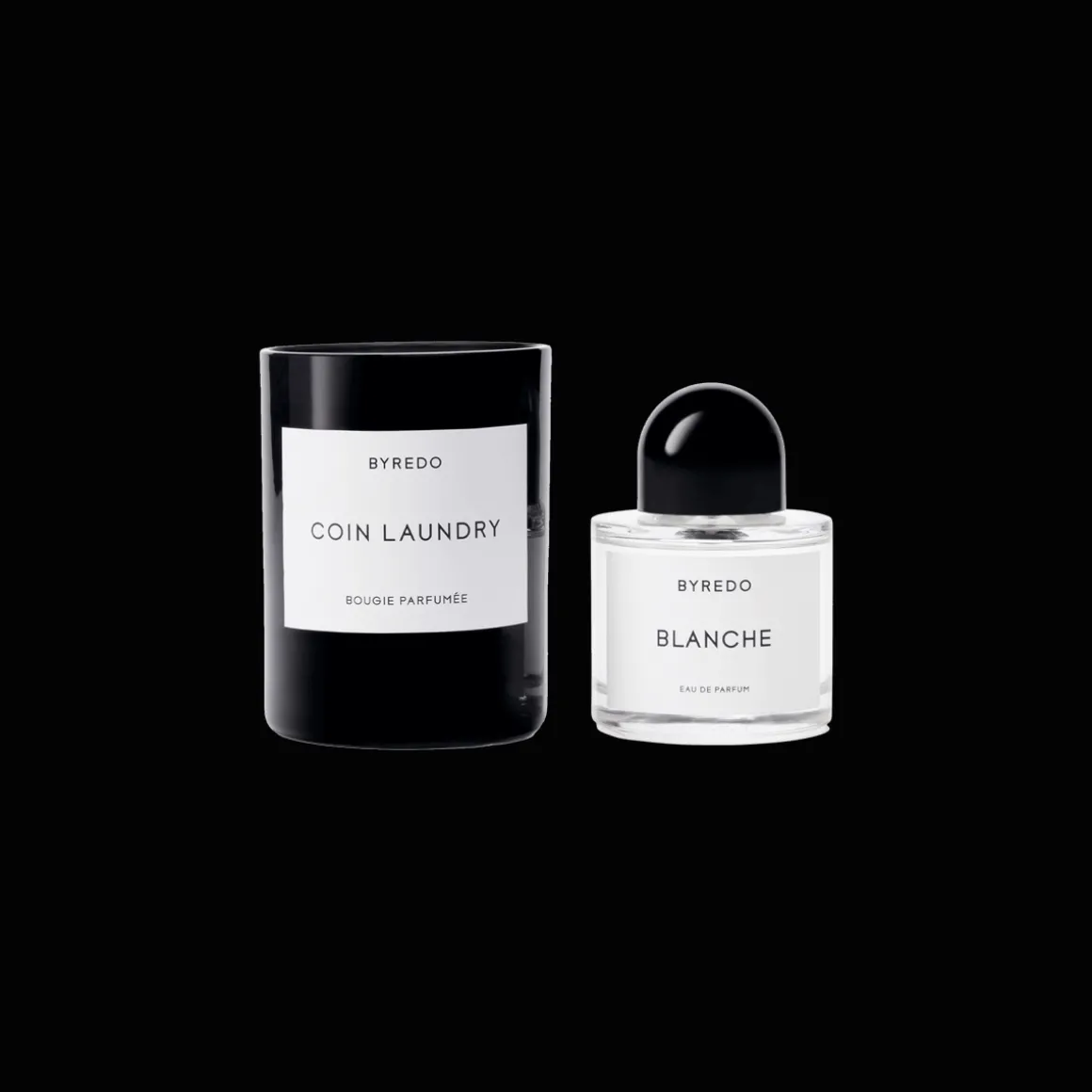 Blanche Parfum & Coin Laundry Candle Set