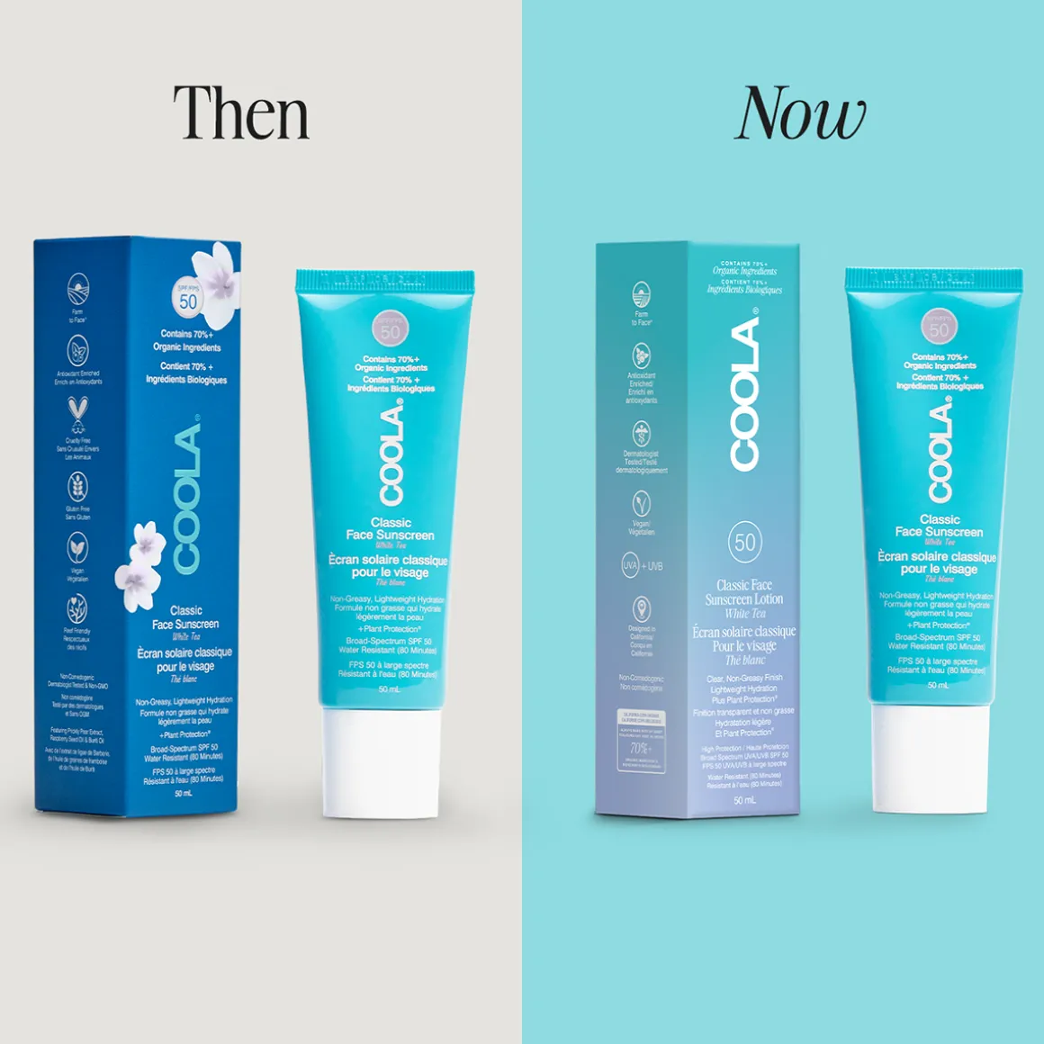 Classic Face Lotion SPF 50 White Tea 50ml