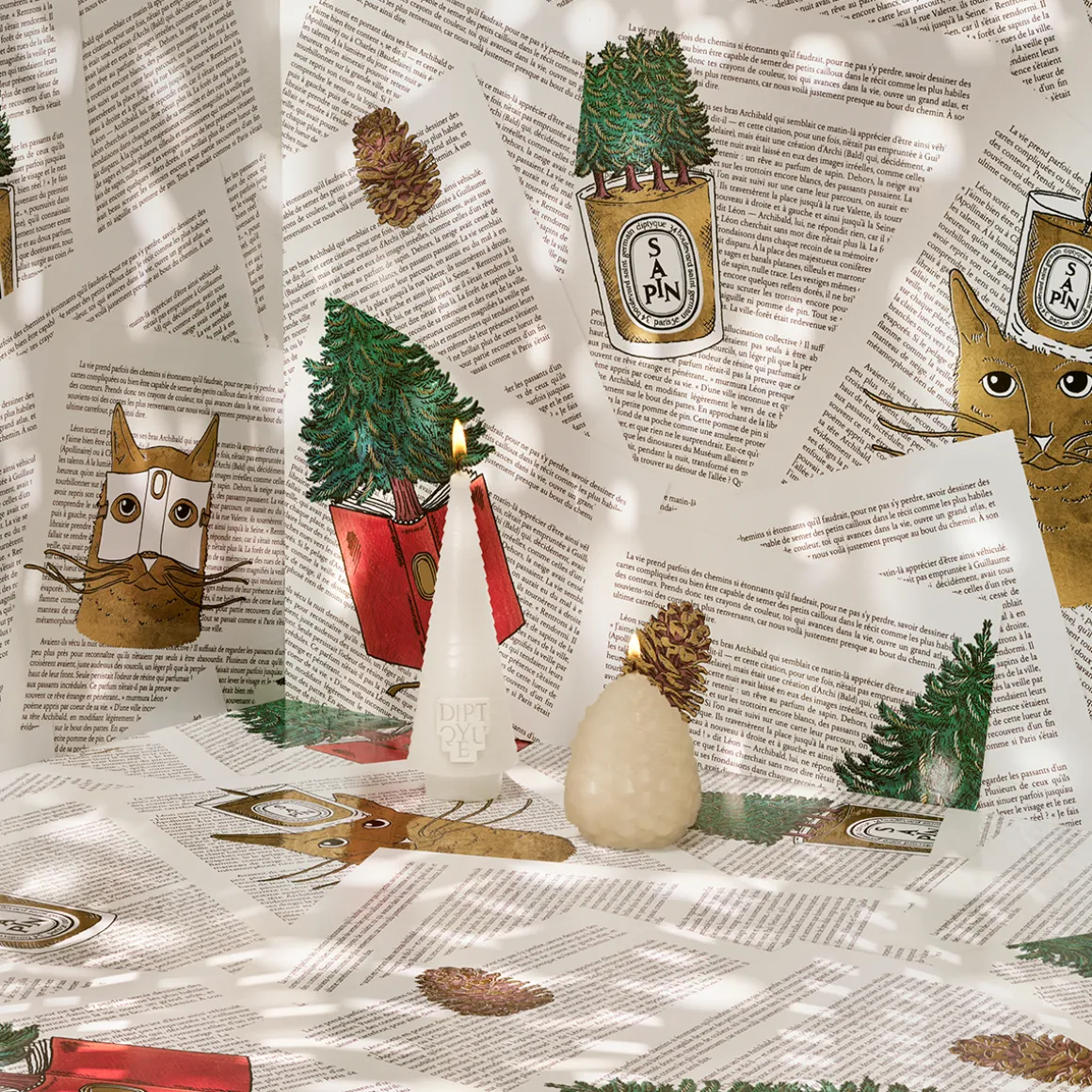 Duo Set Molded Wax Candles