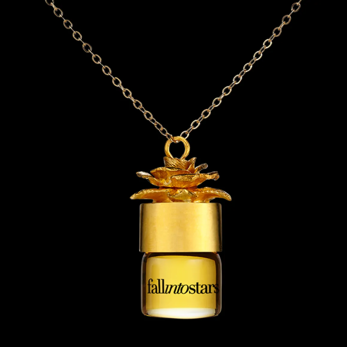 Fallintostars oil 24" potion pendant