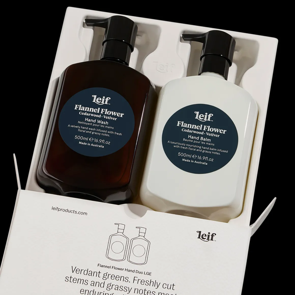 Flannel Flower Hand Duo Large