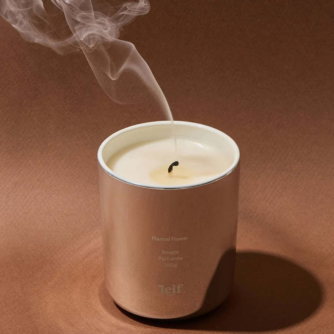 Holiday Flannel Flower Candle 280gr