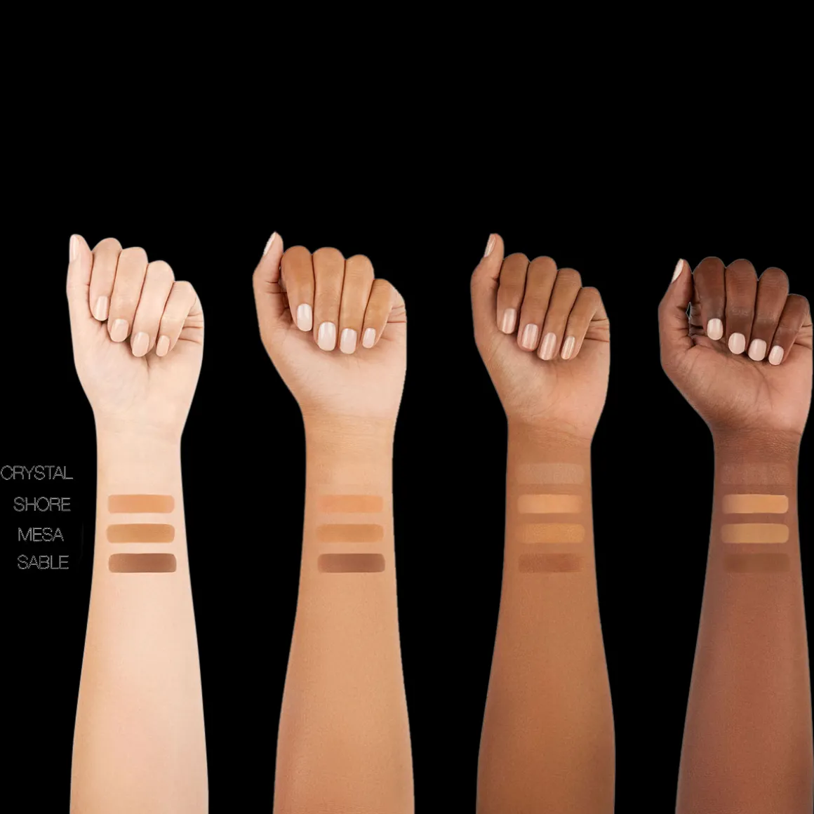 Light Reflecting Setting Powder Pressed Crystal