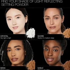 Light Reflecting Setting Powder Pressed Crystal